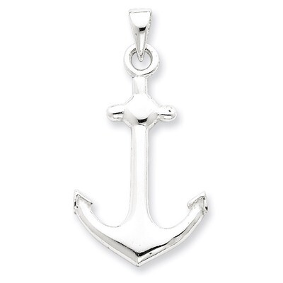 Anchor Pendant Sterling Silver QC6332, MPN: QC6332, 886774760605
