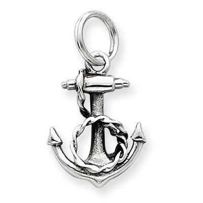 Anchor Charm Sterling Silver QC4982, MPN: QC4982, 723252100716