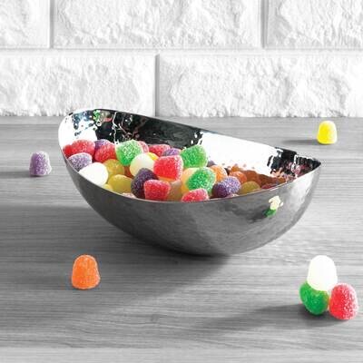 Hammered Stainless Steel Oval Bowl GM22348, MPN: GM22348, 15227026504