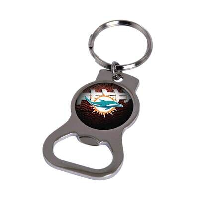 NFL Miami Dolphins Bottle Opener Key Ring By Rico Industries GC6197, MPN: GC6197, 94746757335