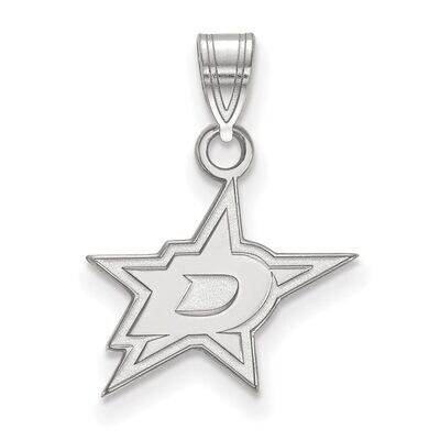 Dallas Stars Small Pendant 10k White Gold 1W001STA, MPN: 1W001STA, 886774732497