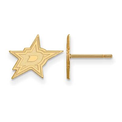 Dallas Stars Extra-Small Post Earrings Gold-plated Sterling Silver GP020STA, MPN: GP020STA, 1911011…