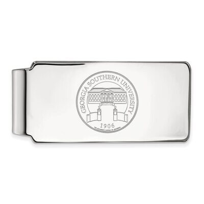 Georgia Southern University Crest Money Clip Sterling Silver SS030GSU, MPN: SS030GSU, 886774685205