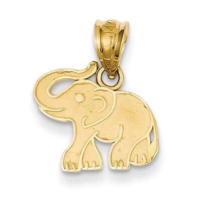Elephant Charm 14k Gold D3346, MPN: D3346, 886774093109