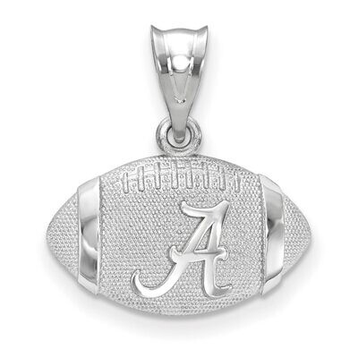The University of Alabama Script Alabama A 3D Football with Logo Pendant Sterling Silver SS506UAL, …