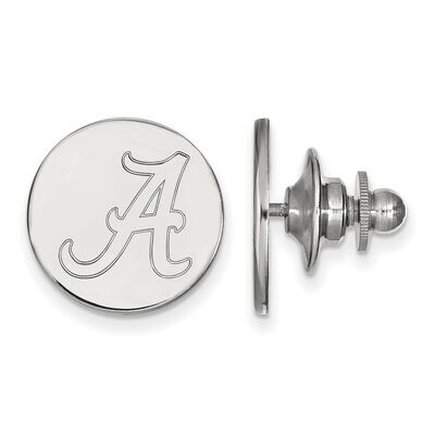University of Alabama Lapel Pin 14k White Gold 4W011UAL, MPN: 4W011UAL, 886774838786