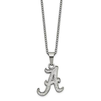 The University of Alabama Pendant &amp; Chain with 2 In Ex Stainless Steel ST516UAL, MPN: ST516UAL, 634…