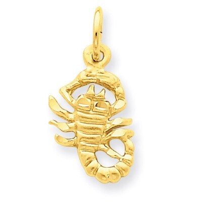 Scorpio Zodiac Charm 14k Gold C483, MPN: C483, 883957860633