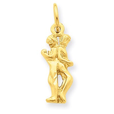 Gemini Zodiac Charm 14k Gold C478, MPN: C478, 883957860596