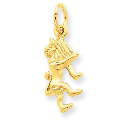 Leo Zodiac Charm 14k Gold C480, MPN: C480, 883957860619