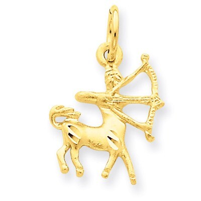 Sagittarius Zodiac Charm 14k Gold C484, MPN: C484, 883957860640