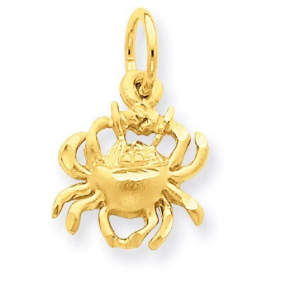 Cancer Zodiac Charm 14k Gold C479, MPN: C479, 883957860602