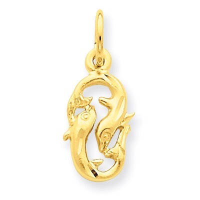 Pisces Zodiac Charm 14k Gold C487, MPN: C487, 883957860671