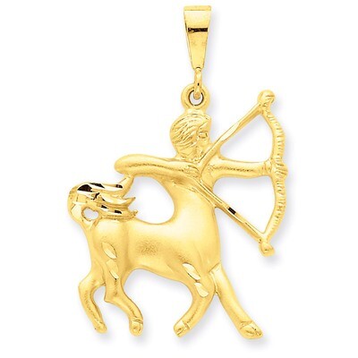 Sagittarius Zodiac Charm 14k Gold C472, MPN: C472, 883957015651