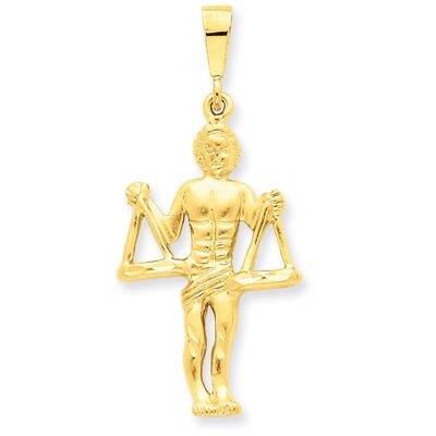 Libra Zodiac Charm 14k Gold C470, MPN: C470, 883957015590
