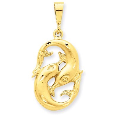 Pisces Zodiac Charm 14k Gold C475, MPN: C475, 883957015606