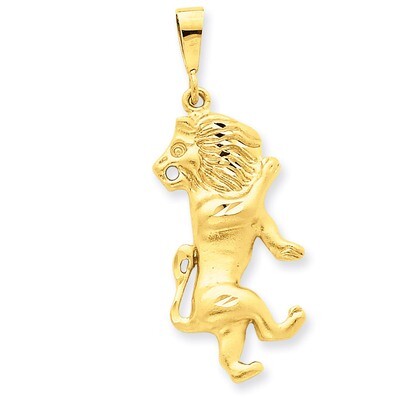Leo Zodiac Charm 14k Gold C468, MPN: C468, 883957015545