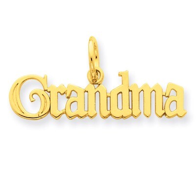 Grandma Charm 14k Gold C395, MPN: C395, 883957860121