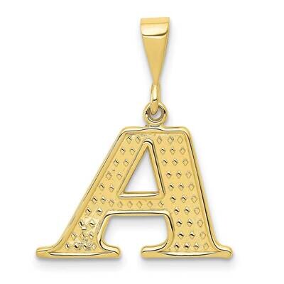 Initial A Pendant 10k Gold 10C1449-A, MPN: 10C1449-A,