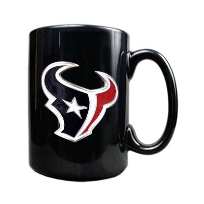 Houston Texans 15oz Black Ceramic Mug GC144, MPN: GC144, 89006592047