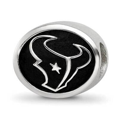 Enameled Houston Texans NFL Bead Sterling Silver QRS3054, MPN: QRS3054, 191101787362
