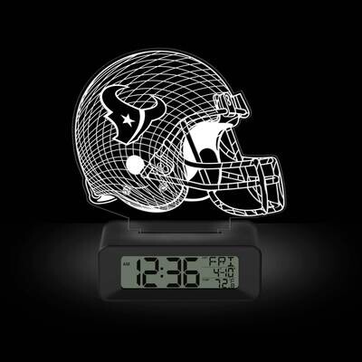 Game Time Houston TexansLED 3D Illusion Alarm Clock GM25317-HOU, MPN: GM25317-HOU, 81006814104
