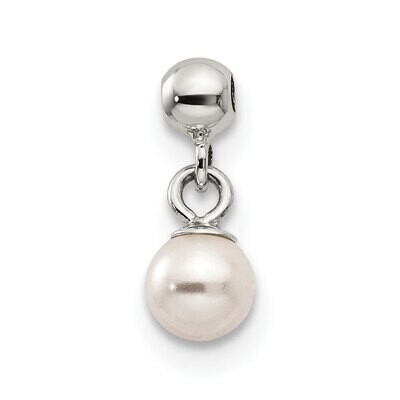 Swarovski Pearl Dangle Charm Sterling Silver Mio Memento QMM167, MPN: QMM167,