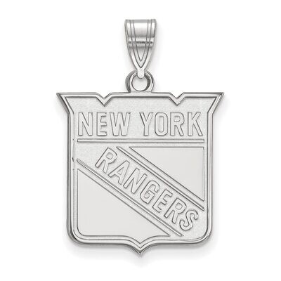 New York Rangers Large Pendant Sterling Silver SS004RNG, MPN: SS004RNG, 886774745374