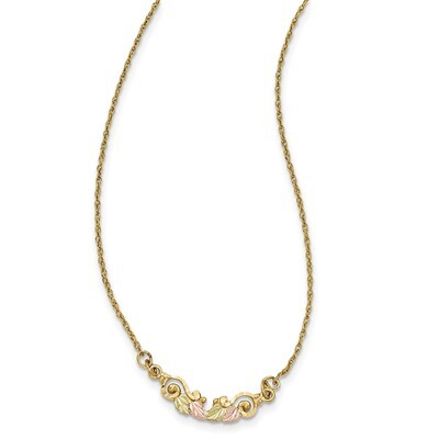 19 Inch Black Hills Gold Necklace 10k Tri-color 10BH631-19, MPN: 10BH631-19, 31902458507
