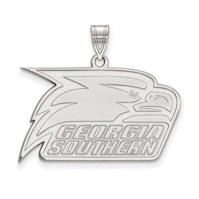 Georgia Southern University Large Pendant 14k White Gold 4W006GSU, MPN: 4W006GSU, 886774833163