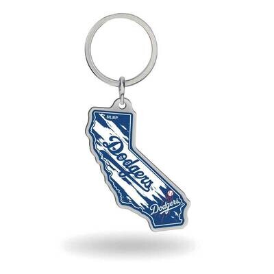 MLB LA Dodgers-California State Shaped Key Ring GC8002, MPN: GC8002, 767345747068