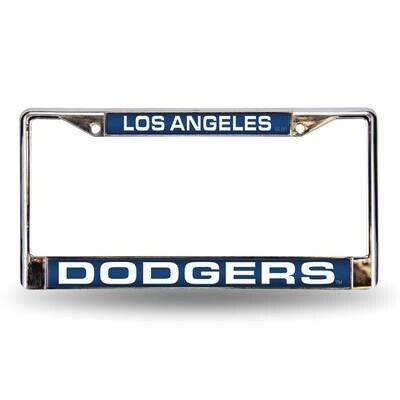 MLB LA Dodgers Blue Laser Chrome Car License Plate Frame GC7023, MPN: GC7023, 94746402822