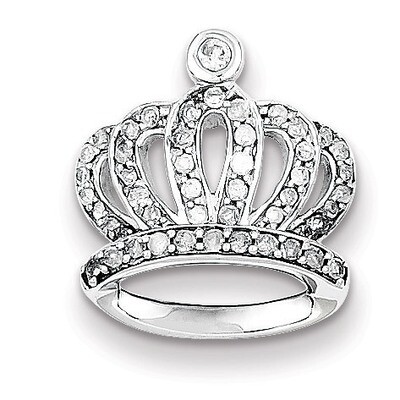 Pendant Sterling Silver Diamond QP2218, MPN: QP2218, 883957558202
