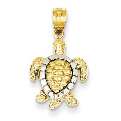 Turtle Charm 14k Two-Tone Gold K4880, MPN: K4880, 883957146560