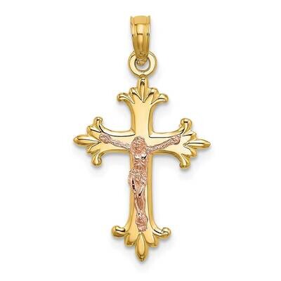 Crucifix Charm 14k Two-tone Gold K9054, MPN: K9054, 63721803602