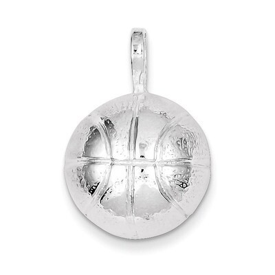 Basketball Charm Sterling Silver QC699, MPN: QC699, 883957976730