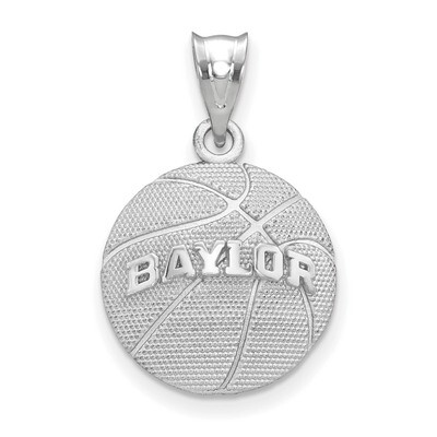 Baylor University Basketball Pendant Sterling Silver SS507BU, MPN: SS507BU, 634401000293