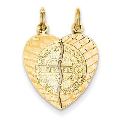 Break-apart Love Charm 14k Gold C311, MPN: C311, 883957858852