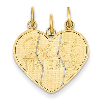 3 piece Break-apart Friend Charm 14k Gold M284, MPN: M284, 886774960418