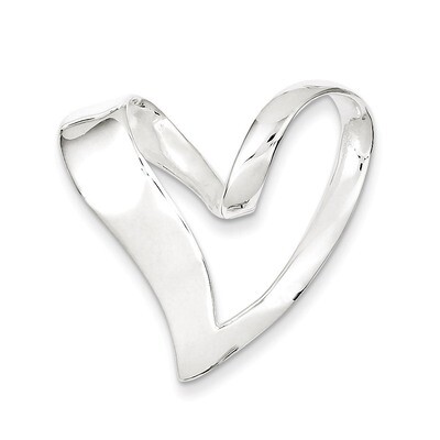 Heart Slide Sterling Silver QC3063, MPN: QC3063, 191101181535