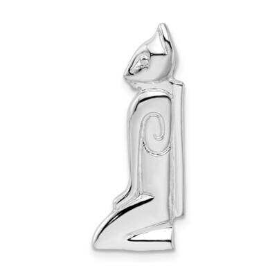 Marco Island Cat Slide Sterling Silver Polished QC10049, MPN: QC10049, 637218159017