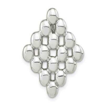 Fancy Chain Slide Sterling Silver Polished QP5434, MPN: QP5434,