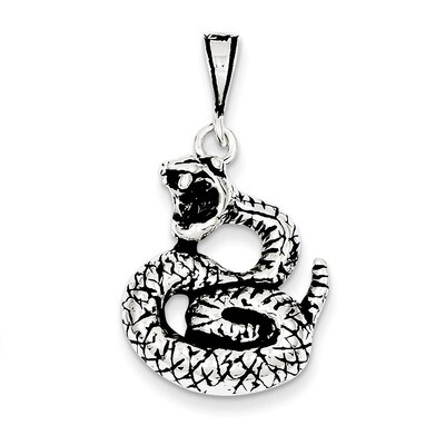 Snake Charm Antiqued Sterling Silver QC7880, MPN: QC7880, 883957564531