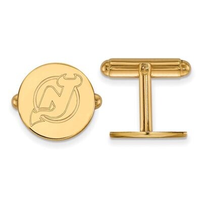 New Jersey Devils Cufflinkss Gold-plated Silver GP010DVL, MPN: GP010DVL, 886774742045