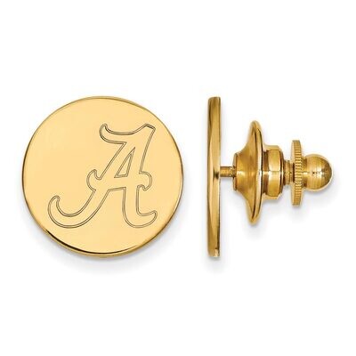 University of Alabama Lapel Pin Gold-plated Silver GP011UAL, MPN: GP011UAL, 886774913278