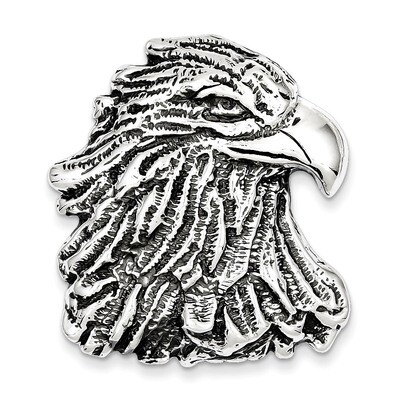 Eagle Head Pendant Antiqued Sterling Silver QC4083, MPN: QC4083, 883957909424