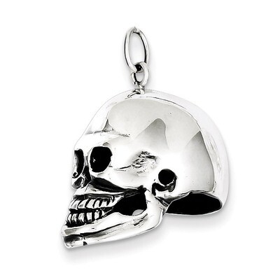 Skull Pendant Sterling Silver QC5163, MPN: QC5163, 883957912448