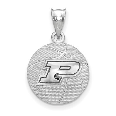 Purdue University Basketball Pendant Sterling Silver SS507PU, MPN: SS507PU, 634401004802