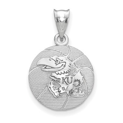 The University of Kansas Basketball Pendant Sterling Silver SS507UKS, MPN: SS507UKS, 634401003928
