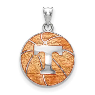University of Tennessee Enameled Basketball Pendant Sterling Silver SS509UTN, MPN: SS509UTN, 634401…